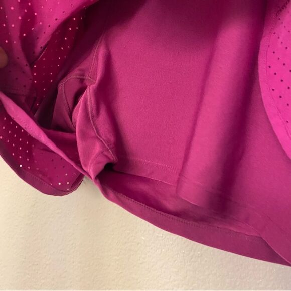 Avia womans athletic Yoga running lined 2-in-1 Training Shorts hot pink M/L - Picture 3 of 6